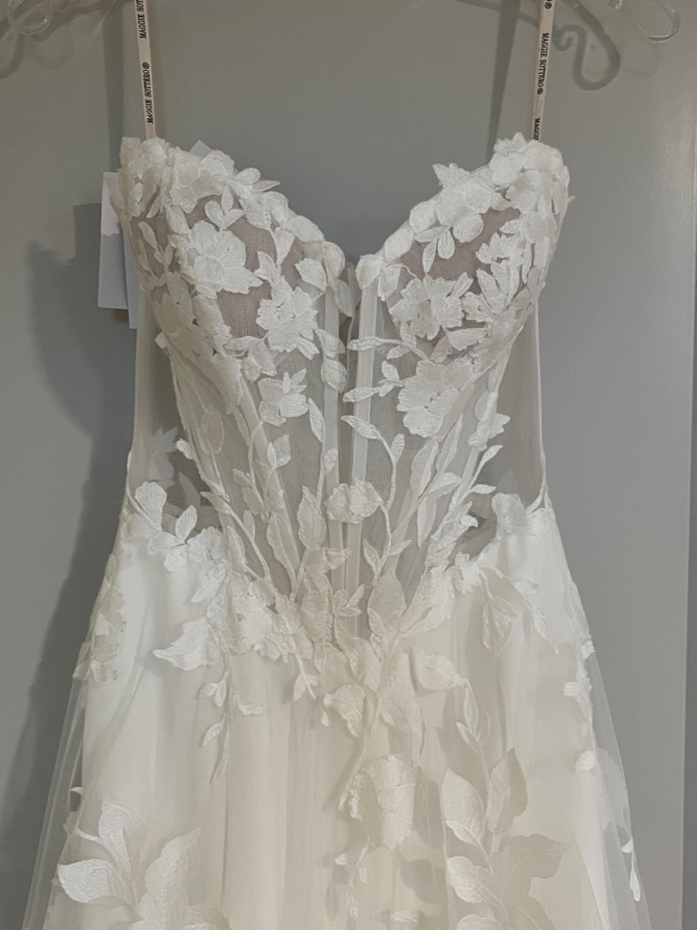 Maggie Sottero Natalie Wedding Dress -- NWT, Unaltered - Picture 2 of 12
